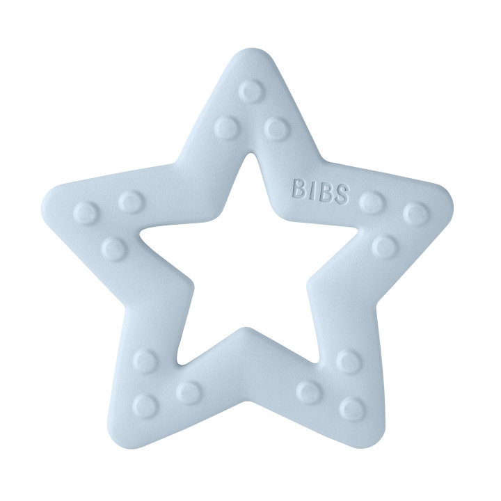 BIBS Baby Bitie Stjärna Baby Blå - (3000231) i gruppen LEKSAKER, BARN- & BABYPRODUKTER / Babysaker / Nappar & Bitringar hos TP E-commerce Nordic AB (D21941)
