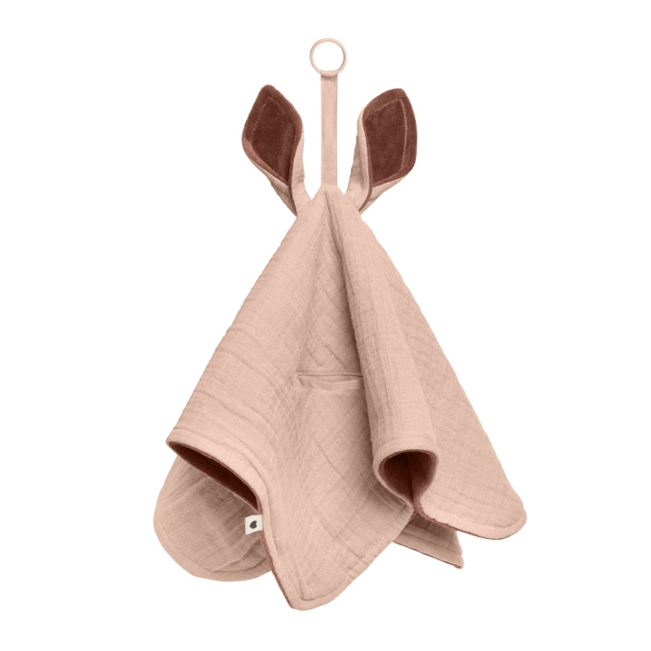 BIBS Cuddle Cloth Kangaroo - Blush i gruppen LEKSAKER, BARN- & BABYPRODUKTER / Babyleksaker / Gosedjur hos TP E-commerce Nordic AB (D21942)