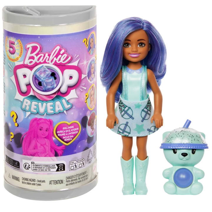 Barbie Chelsea Pop Reveal Boba Tea Series docka (HRK63) i gruppen LEKSAKER, BARN- & BABYPRODUKTER / Leksaker / Dockor & Tillbehör hos TP E-commerce Nordic AB (D21957)