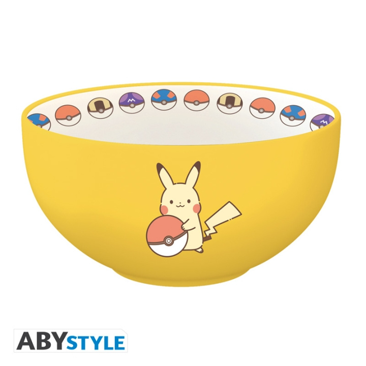 Abysse POKEMON Skål Pikachu Elektrisk typ - 600 ml i gruppen SPORT, FRITID & HOBBY / Roliga prylar / Samlarobjekt hos TP E-commerce Nordic AB (D21958)