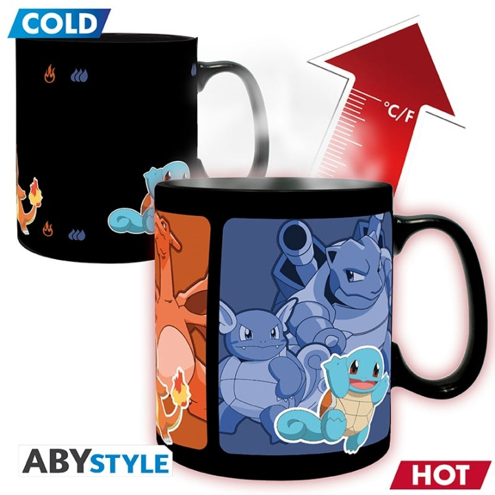 Abysse POKEMON Mugg Värmeförändring - Evolve - 460 ml i gruppen SPORT, FRITID & HOBBY / Roliga prylar / Muggar hos TP E-commerce Nordic AB (D21959)