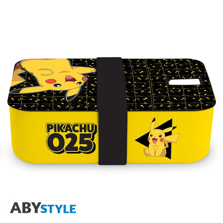 Abysse POKEMON Bento Box - Pikachu - 19 x 12,3 x 6,6 cm i gruppen SPORT, FRITID & HOBBY / Roliga prylar / Samlarobjekt hos TP E-commerce Nordic AB (D21963)