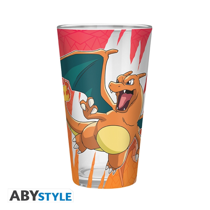 Abysse POKEMON Stort Premiumglas - Charizard - 400ml i gruppen SPORT, FRITID & HOBBY / Roliga prylar / Samlarobjekt hos TP E-commerce Nordic AB (D21967)