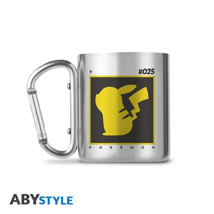 Abysse POKEMON Mugg med karbinhake - Pikachu 25 - 235ml i gruppen SPORT, FRITID & HOBBY / Roliga prylar / Muggar hos TP E-commerce Nordic AB (D21974)