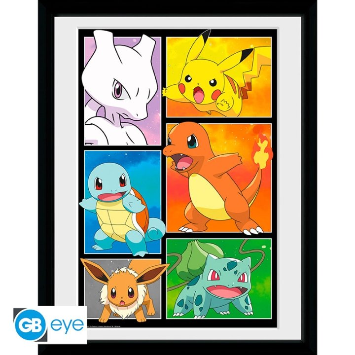 Abysse Inramad serietidningspanel - POKEMON - 30,5 x 40,6 cm i gruppen SPORT, FRITID & HOBBY / Roliga prylar / Samlarobjekt hos TP E-commerce Nordic AB (D21975)