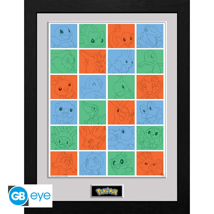 Abysse Inramat tryck First Partner Grid - 30,5 x 40,6 cm i gruppen SPORT, FRITID & HOBBY / Roliga prylar / Samlarobjekt hos TP E-commerce Nordic AB (D21976)