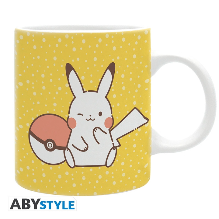 Abysse Pokémon Mugg - Pikachu Elektrisk typ - 320 ml i gruppen SPORT, FRITID & HOBBY / Roliga prylar / Muggar hos TP E-commerce Nordic AB (D21982)