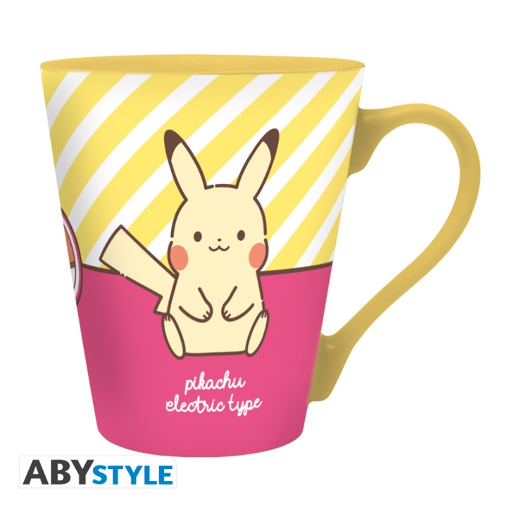 Abysse Pokémon Mugg - Pikachu Elektrisk - 250 ml i gruppen SPORT, FRITID & HOBBY / Roliga prylar / Muggar hos TP E-commerce Nordic AB (D21987)