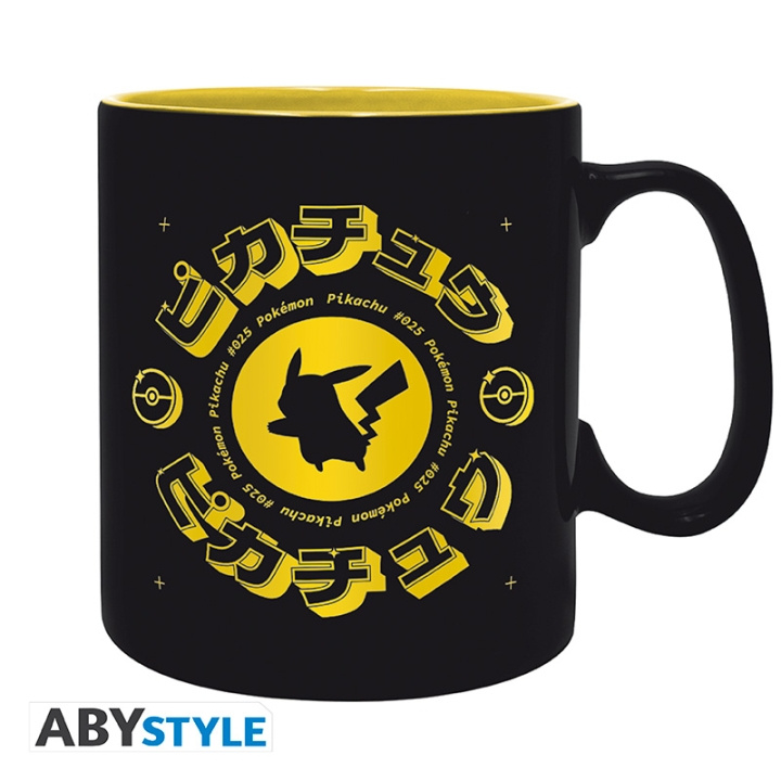Abysse Pokémon-mugg - Svart - 460 ml i gruppen SPORT, FRITID & HOBBY / Roliga prylar / Muggar hos TP E-commerce Nordic AB (D21989)