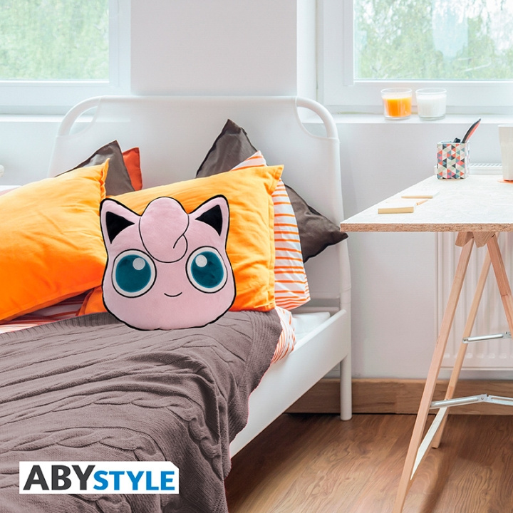 Abysse Pokémon Kudde - Jigglypuff - 30cm x 30cm x 8cm i gruppen HEM, HUSHÅLL & TRÄDGÅRD / Inredning / Kuddar hos TP E-commerce Nordic AB (D21996)