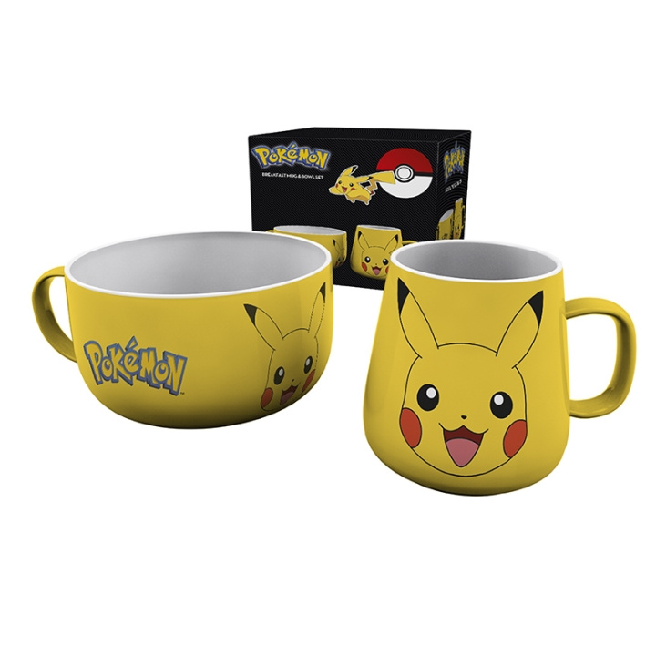 Abysse Pokémon frukostset - Pikachu i gruppen SPORT, FRITID & HOBBY / Roliga prylar / Samlarobjekt hos TP E-commerce Nordic AB (D22000)