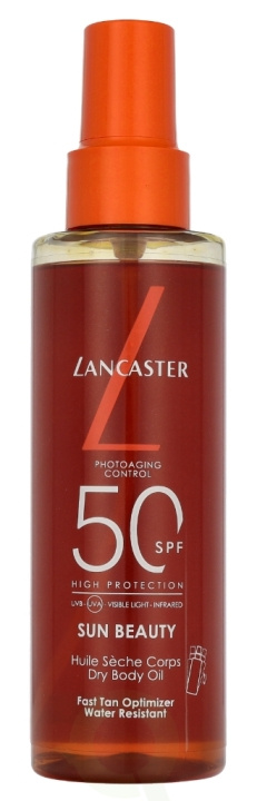 Lancaster Sun Beauty Fast Tan Optimizer Satin Dry Oil High Protection SPF50 150 ml i gruppen SKÖNHET & HÄLSA / Hudvård / Solskydd & Tanning / Solskydd hos TP E-commerce Nordic AB (D22054)