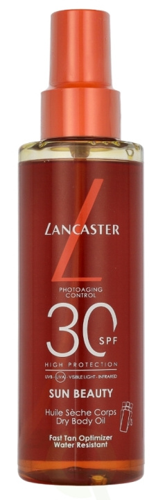 Lancaster Sun Beauty Fast Tan Optimizer Satin Dry Oil High Protection SPF30 150 ml i gruppen SKÖNHET & HÄLSA / Hudvård / Solskydd & Tanning / Solskydd hos TP E-commerce Nordic AB (D22055)