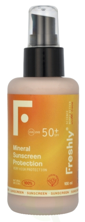 Freshly Cosmetics Healthy Mineral Sunscreen SPF50+ 100 ml i gruppen SKÖNHET & HÄLSA / Hudvård / Solskydd & Tanning / Solskydd hos TP E-commerce Nordic AB (D22065)