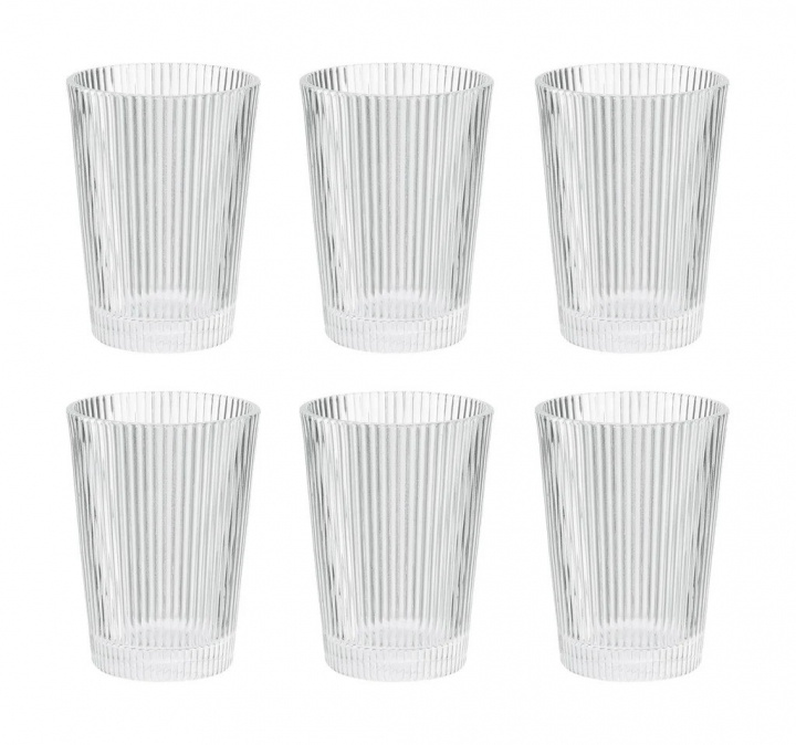 Stelton Pilastro Drinking Glass 24 cl (6 pcs) i gruppen HEM, HUSHÅLL & TRÄDGÅRD / Köksredskap / Vin & Drinktillbehör hos TP E-commerce Nordic AB (D22165)