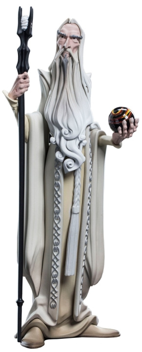 Weta Workshop Sagan om ringen Miniepos - Saruman i gruppen SPORT, FRITID & HOBBY / Roliga prylar / Samlarobjekt hos TP E-commerce Nordic AB (D22192)