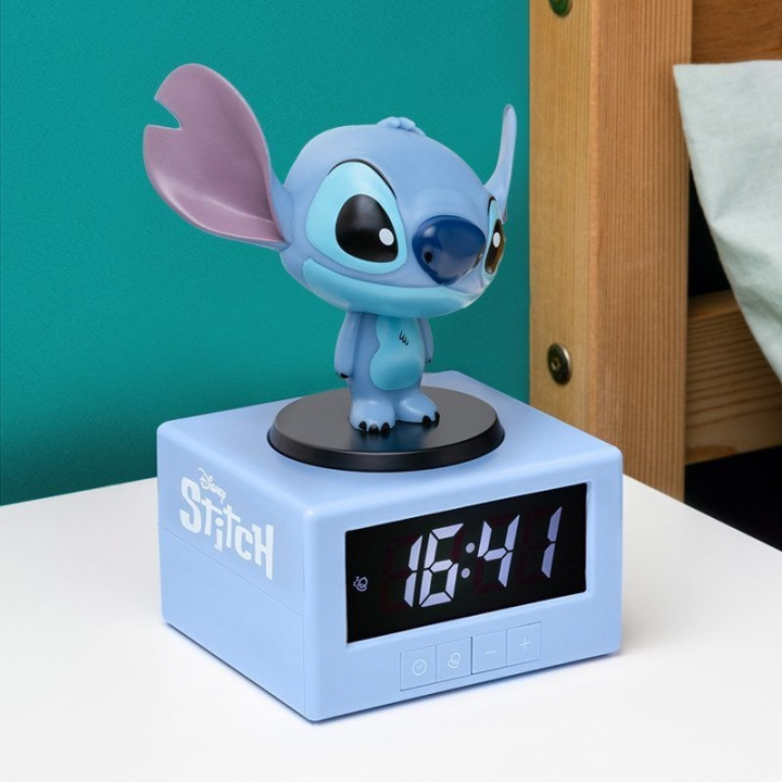 Paladone Stitch Icon väckarklocka i gruppen HEM, HUSHÅLL & TRÄDGÅRD / Väggklockor & Räkneverk / Väckarklockor hos TP E-commerce Nordic AB (D22206)