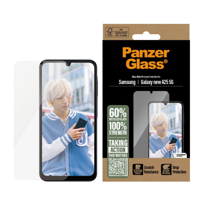 Panzer Glas - Skärmskydd Galaxy new A25 5G Ultra UWF i gruppen SMARTPHONE & SURFPLATTOR / Mobilskydd / Samsung hos TP E-commerce Nordic AB (D22214)