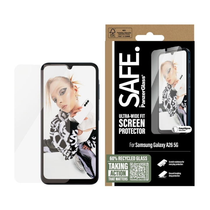 Panzer Glas - SAFE Skärmskydd Galaxy new A26 5G UWF m. Aligner i gruppen SMARTPHONE & SURFPLATTOR / Mobilskydd / Samsung hos TP E-commerce Nordic AB (D22219)