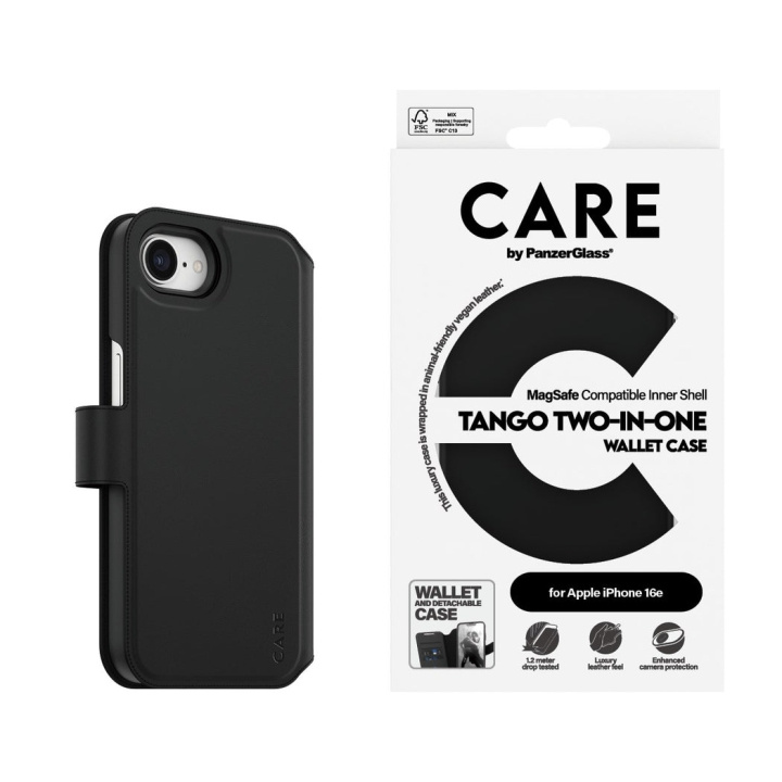 PanzerGlass CARE by PanzerGlass - Fodral - Två-i-ett plånbok - iPhone 16e i gruppen SMARTPHONE & SURFPLATTOR / Mobilskydd / Apple / iPhone 16 hos TP E-commerce Nordic AB (D22236)
