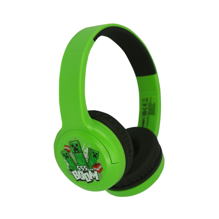 OTL MINECRAFT - CORE TRÅDLÖSA HÖRLURAR (Bluetooth) i gruppen HEMELEKTRONIK / Ljud & Bild / Hörlurar & Tillbehör / Hörlurar hos TP E-commerce Nordic AB (D22287)