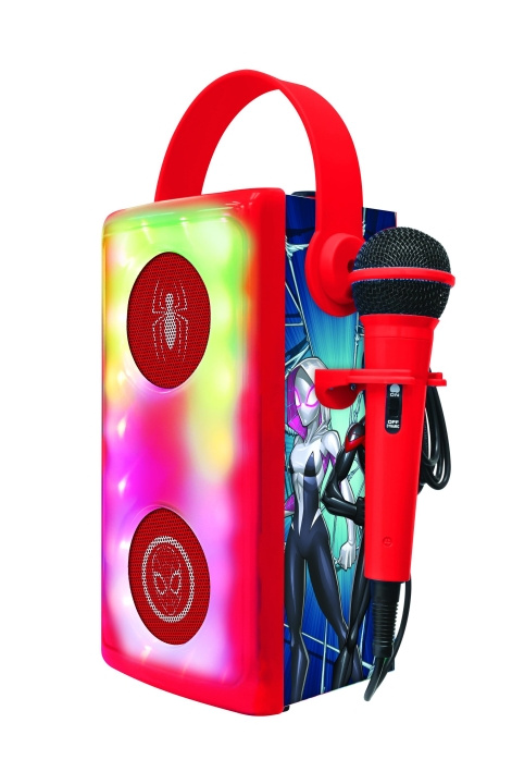 Lexibook Spider-Man - Bluetooth-högtalare med mikrofon (BTP185SPZ) i gruppen HEMELEKTRONIK / Ljud & Bild / Högtalare & Tillbehör / Bluetooth-högtalare / Bärbara högtalare hos TP E-commerce Nordic AB (D22293)