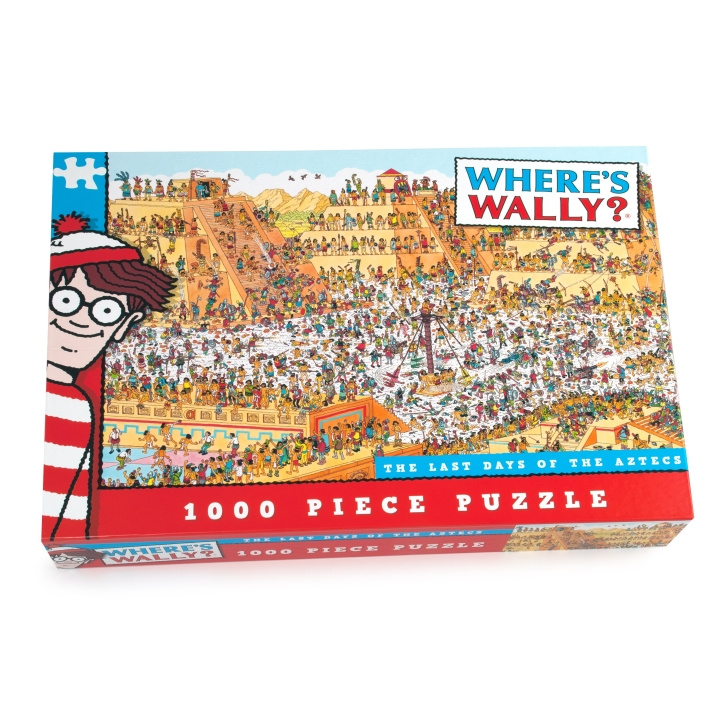 University Games Where\'s Wally - Aztekernas sista dag - 1000 bitar (710-5905) i gruppen LEKSAKER, BARN- & BABYPRODUKTER / Leksaker / Barnpussel hos TP E-commerce Nordic AB (D22317)