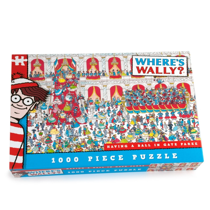 University Games Where\'s Wally - Har en boll i Gaye Paree - 1000 bitar (710-5975) i gruppen LEKSAKER, BARN- & BABYPRODUKTER / Leksaker / Barnpussel hos TP E-commerce Nordic AB (D22319)