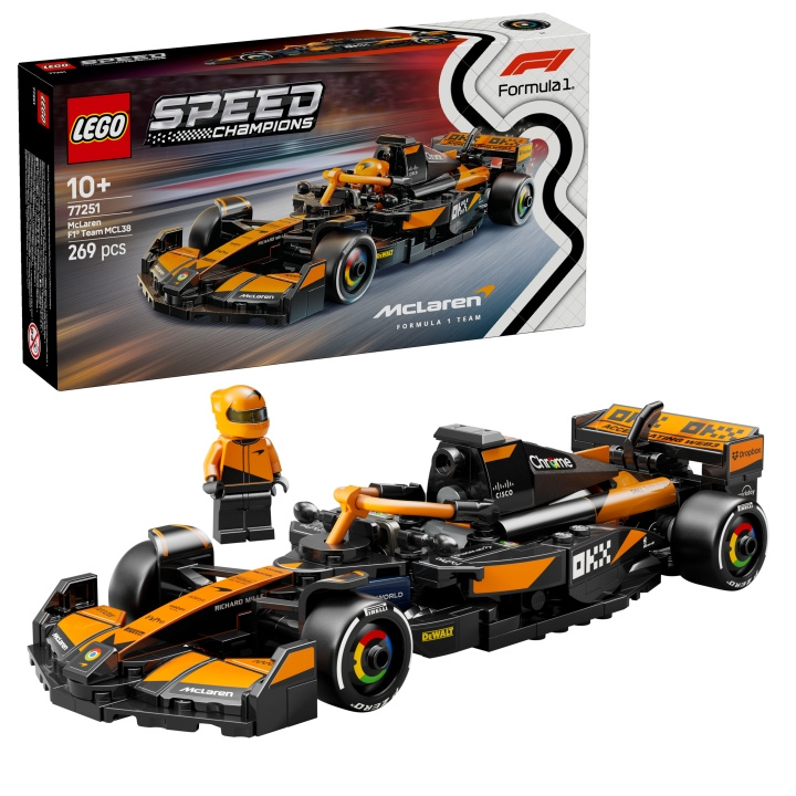 LEGO Speed Champions - McLaren F1 Team MCL38 Racerbil (77251) i gruppen LEKSAKER, BARN- & BABYPRODUKTER / Leksaker / Byggleksaker / Lego hos TP E-commerce Nordic AB (D22333)