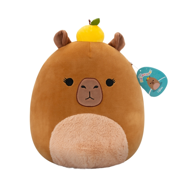 Squishmallows 30 cm plysch - Lijjian Capybara (237691) i gruppen LEKSAKER, BARN- & BABYPRODUKTER / Babyleksaker / Gosedjur hos TP E-commerce Nordic AB (D22369)