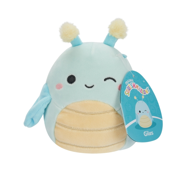 Squishmallows 19 cm - Giles Gräshoppa i gruppen LEKSAKER, BARN- & BABYPRODUKTER / Babyleksaker / Gosedjur hos TP E-commerce Nordic AB (D22377)