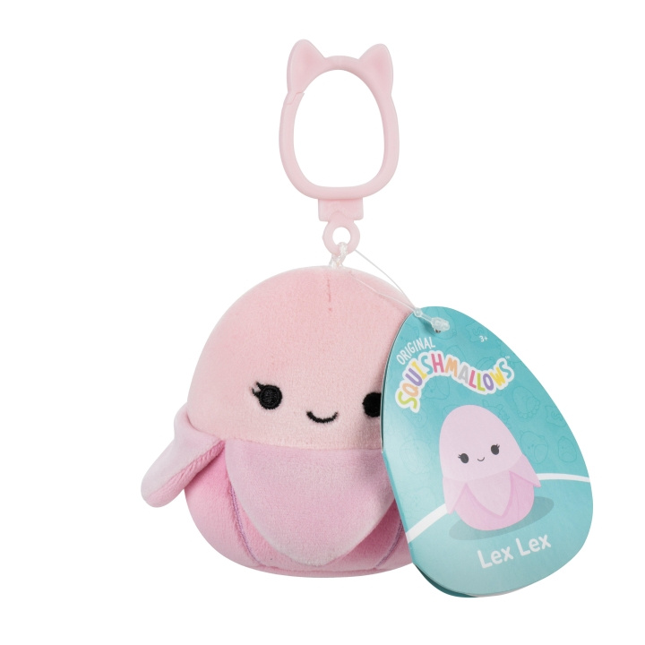 Squishmallows 9 cm - Clip On - Lex Lex Pastellrosa Banan i gruppen LEKSAKER, BARN- & BABYPRODUKTER / Babyleksaker / Gosedjur hos TP E-commerce Nordic AB (D22394)