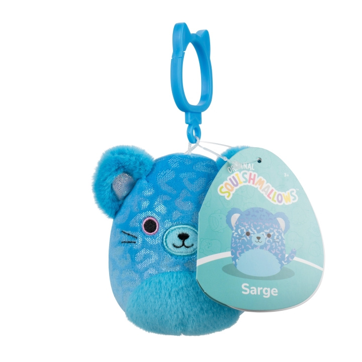 Squishmallows 9 cm - Clip On - Sarge Jaguar i gruppen LEKSAKER, BARN- & BABYPRODUKTER / Babyleksaker / Gosedjur hos TP E-commerce Nordic AB (D22396)