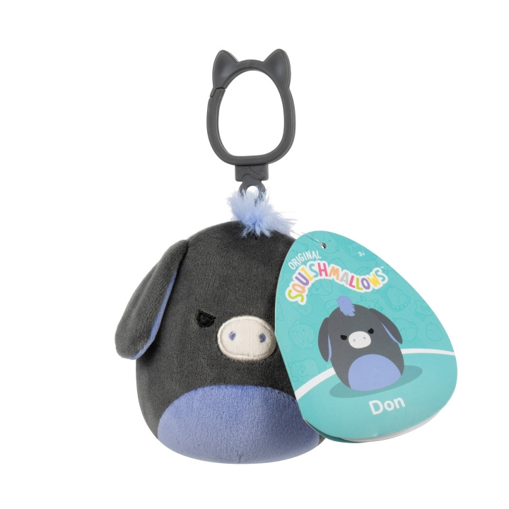 Squishmallows 9 cm - Clip On - Åsnan Donkey i gruppen LEKSAKER, BARN- & BABYPRODUKTER / Babyleksaker / Gosedjur hos TP E-commerce Nordic AB (D22398)