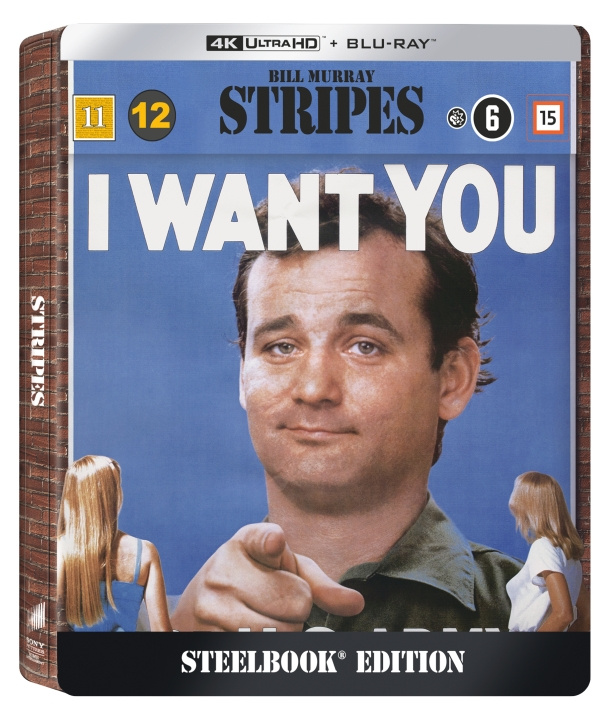 STRIPES STEELBOOK i gruppen HEMELEKTRONIK / Ljud & Bild / TV & Tillbehör / Filmer / Blu-ray hos TP E-commerce Nordic AB (D22400)