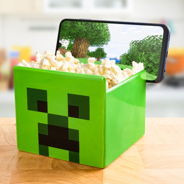 Paladone Minecraft Creeper Streaming Snackskål i gruppen SPORT, FRITID & HOBBY / Roliga prylar / Övrigt hos TP E-commerce Nordic AB (D22407)