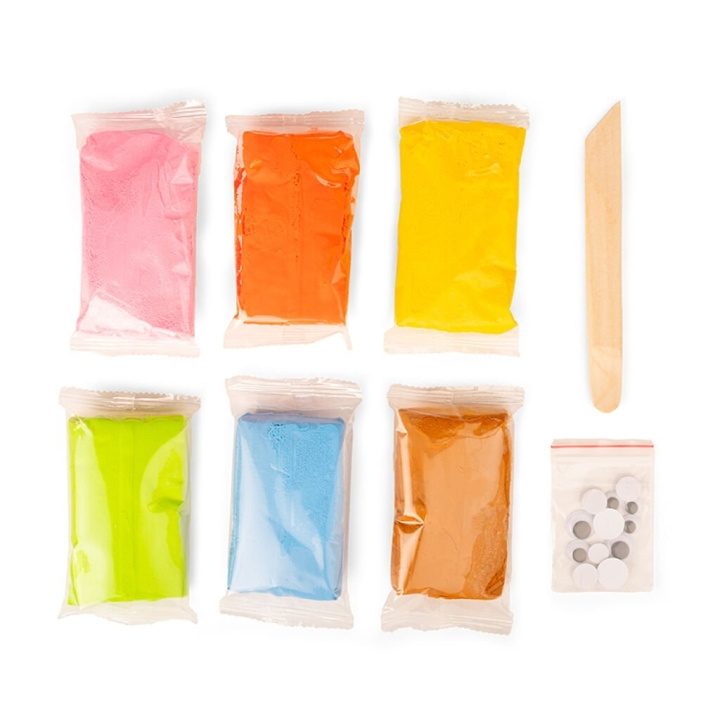 Kikkerland Huckleberry-varelser i lera (HB50-F) i gruppen LEKSAKER, BARN- & BABYPRODUKTER / Leksaker / Pyssel hos TP E-commerce Nordic AB (D22474)