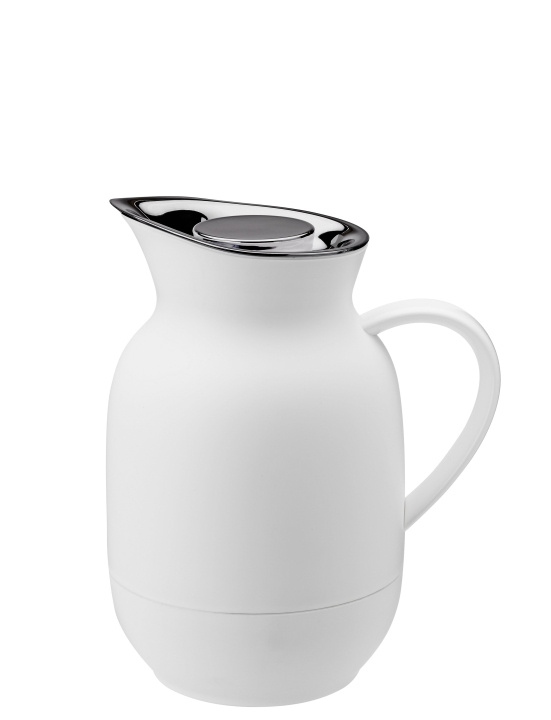 Stelton Amphora Vakuumkanna 1 L (Mjukvit) i gruppen SPORT, FRITID & HOBBY / Friluftsliv / Termosar & Vattenflaskor hos TP E-commerce Nordic AB (D22501)