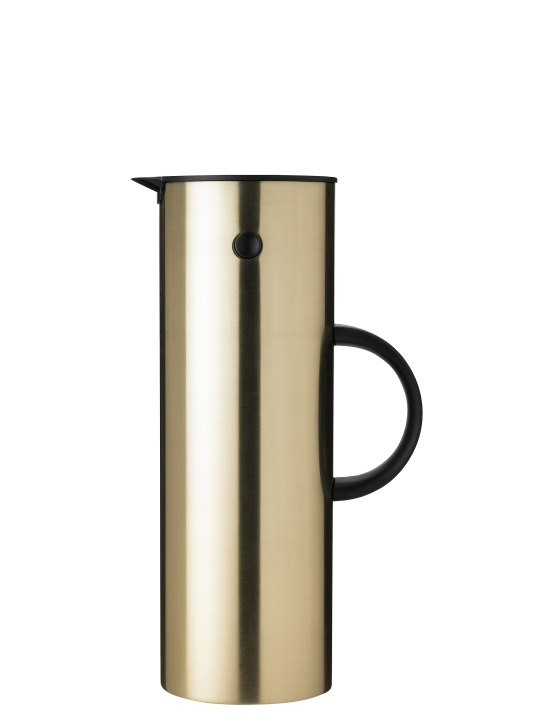 Stelton EM77 Vakuumkanna 1 L (Borstad Mässing) i gruppen SPORT, FRITID & HOBBY / Friluftsliv / Termosar & Vattenflaskor hos TP E-commerce Nordic AB (D22508)