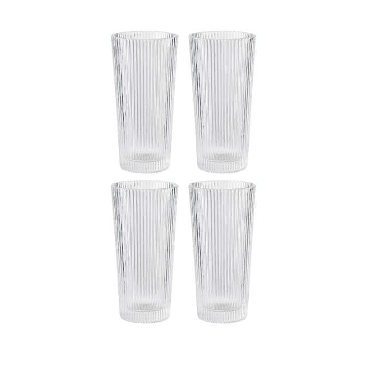 Stelton Pilastro Långt glas 30 cl (4 st) i gruppen HEM, HUSHÅLL & TRÄDGÅRD / Köksredskap / Vin & Drinktillbehör hos TP E-commerce Nordic AB (D22511)