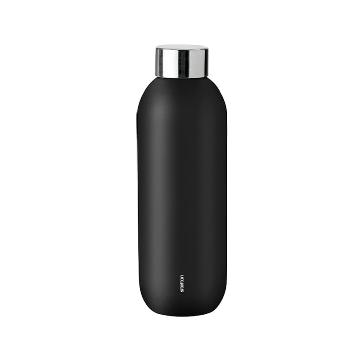 Stelton Keep Cool vakuumisolerad flaska 0,6 L (svart) i gruppen SPORT, FRITID & HOBBY / Friluftsliv / Termosar & Vattenflaskor hos TP E-commerce Nordic AB (D22530)