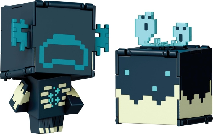 MINECRAFT Mob Head Minis Flipping Figs - Warden & Sculk Catalyst i gruppen LEKSAKER, BARN- & BABYPRODUKTER / Leksaker / Figurer, Miniatyrer & tillbehör hos TP E-commerce Nordic AB (D22534)