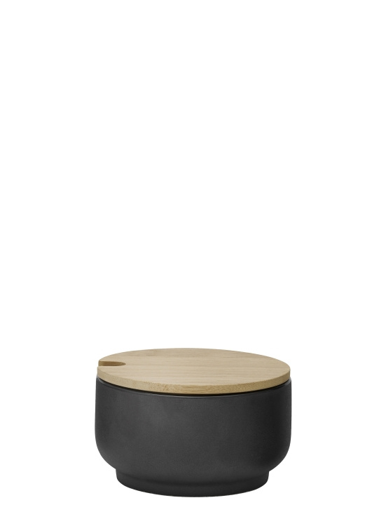 Stelton Theo Sockerskål 0,1 L (Svart) i gruppen HEM, HUSHÅLL & TRÄDGÅRD / Köksredskap / Övriga köksredskap hos TP E-commerce Nordic AB (D22543)