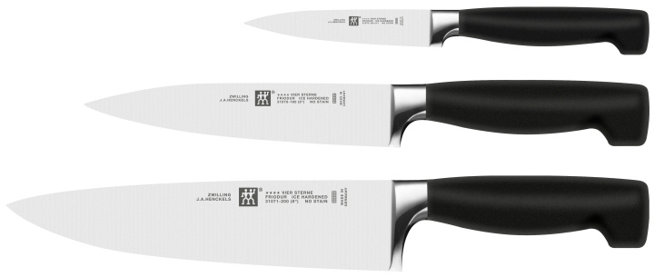 Zwilling FOUR STAR, Knivset, 3 delar - utan färg - E i gruppen HEM, HUSHÅLL & TRÄDGÅRD / Köksredskap / Köksknivar & Knivslipar hos TP E-commerce Nordic AB (D22556)