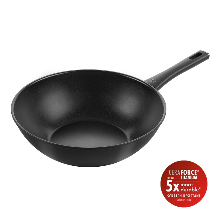 Zwilling Madura Plus keramisk wok - Svart- 30 cm i gruppen HEM, HUSHÅLL & TRÄDGÅRD / Köksredskap / Stekpannor hos TP E-commerce Nordic AB (D22569)