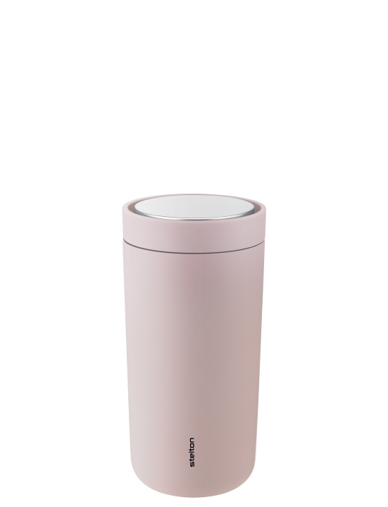 Stelton To-Go Click vakuumisolerad kopp 0,4 L (mjuk ros) i gruppen SPORT, FRITID & HOBBY / Friluftsliv / Termosar & Vattenflaskor hos TP E-commerce Nordic AB (D22573)