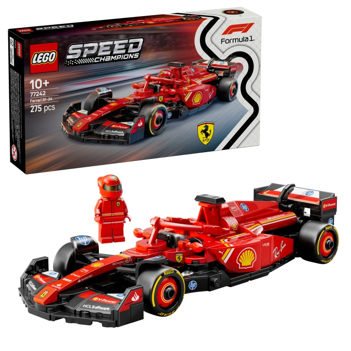 LEGO Speed Champions - Ferrari SF-24 F1 Racerbil (77242) i gruppen LEKSAKER, BARN- & BABYPRODUKTER / Leksaker / Byggleksaker / Lego hos TP E-commerce Nordic AB (D22590)