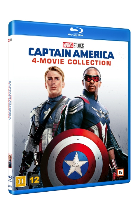 Captain America - 4 Movie Collection - Blu-Ray i gruppen HEMELEKTRONIK / Ljud & Bild / TV & Tillbehör / Filmer / Blu-ray hos TP E-commerce Nordic AB (D22597)