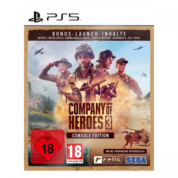 Company of Heroes 3 - Steelbook (Launch Edition) (DE/Multi in Game) (PS5) i gruppen HEMELEKTRONIK / Spelkonsoler & Tillbehör / Sony PlayStation 5 / Spel hos TP E-commerce Nordic AB (D22719)