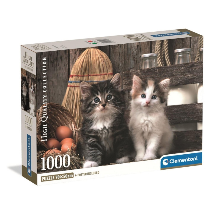 Clementoni Pussel 1000 Pcs CB High Quality Collection Lovely Kittens i gruppen SPORT, FRITID & HOBBY / Hobby / Pussel hos TP E-commerce Nordic AB (D22862)